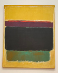 Color field painting by Mark Rothko, (painter) American, born Russia, 1903 - 1970.  Painted 1949. Pigmented hide glue and oil on canvas. Dimensions, overall: 206.7 x 168.6 cm (81 3/8 x 66 3/8 in.). Gift of The Mark Rothko Foundation, Inc. to the National Gallery of Art, Washington, D.C. 