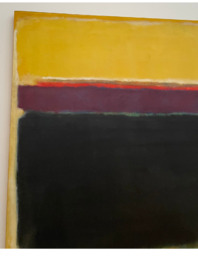 Detail, upper left, of Untitled, 1949, Mark Rothko