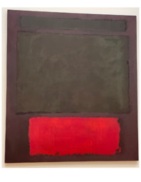 No. 1, 1961, a color field painting by Mark Rothko, (painter) American, born Russia, 1903 - 1970. Painted 1961. Pigmented hide glue and oil on canvas. Dimensions, overall: 258.8 x 227.6 cm (101 7/8 x 89 5/8 in.). Gift of The Mark Rothko Foundation, Inc. to the National Gallery of Art, Washington, D.C.