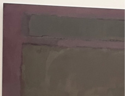 Detail, upper right, No. 1, 1961, Mark Rothko