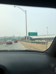 Exit Sign, Yankee Stadium in Background