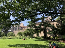 Outside the Met Cloisters