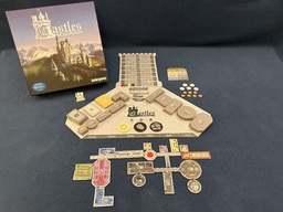 A photograph of the game Castles of Mad King Ludwig.