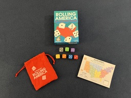 A photograph of the game Rolling America.