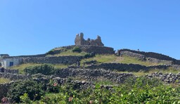 19th century tower ruin located in Inis Oírr (Inisheer)