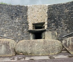 Entrance of Newgrange, a Neolithic passage tomb