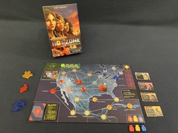 A photograph of the game Pandemic: Hot Zone North America.