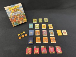 A photograph of the game Happy City.