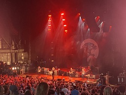 Taken on 7/23/2022 in Columbia, MD at the Merriweather Post Pavilion "Taking Back Sunday is an American rock band from Long Island, New York. The band was formed by guitarist Eddie Reyes and bassist Jesse Lacey in 1999. The band's members currently are Adam Lazzara (lead vocals), John Nolan (lead guitar, keyboards, vocals), Shaun Cooper (bass guitar) and Mark O'Connell (drums), accompanied by Nathan Cogan (guitar) for their live performances." Wikipedia: https://en.wikipedia.org/wiki/Taking_Back_Sunday