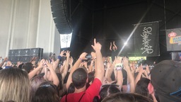 Taken on 7/30/2018 in Charlotte, NC at the PNC Music Pavilion "3OH!3 (pronounced "three oh three") is an American electronic music duo from Boulder, Colorado, made up of Sean Foreman and Nathaniel Motte. They are best known for their single "DONTTRUSTME" from their album Want, which reached number seven on the Billboard Hot 100." Wikipedia: https://en.wikipedia.org/wiki/3OH!3