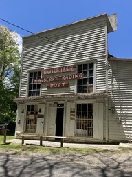 "It was one of the first storefronts on the mountain in Patrick County. Still run by four generations of descendants from the original store. Built in 1892, it originally housed the Mayberry Post Office as well as a general store. Today it's still a general store and in the fall of the year on weekends it features apple butter making." Quoting Virginia Tourism Corp., https://www.virginia.org/listing/mayberry-trading-post/13131/