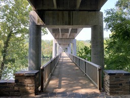 "Travel through the James River Gorge has evolved from foot, to boat, to rail, to today's modern highway road system. About the only form of transportation that does not use the James River Gorge is flight! Stop at the visitor center to discover why Virginians built a canal system rather than simply float the unimproved James River, and why a railroad would buy an entire canal system. " Quoting NPS, https://www.nps.gov/blri/planyourvisit/james-river.htm