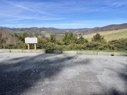 Carroll Gap Overlook is located at milepost 278.1 and sits at an elevation of 3,430 feet. 