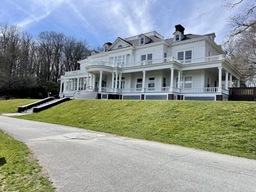 Cone Manor House & Craft Center is located at milepost 294. It has a craft shop, gift shop, hiking trails, visitor center, and restrooms. 