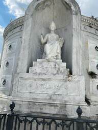 One of the notable tombs in the St Louis Cemetery #1, this tomb was featured in the movie Easy Ride - much to the dismay of the Catholic Church because the scene in question was filmed without permission and contained drug use.