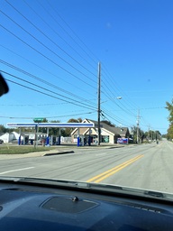 In Greentown there is one gas station. The gas station is located on Cleveland Ave. (fun fact: this was my favorite place to get Bug Juice and slushies)