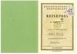 Anton Kienle: German Passport