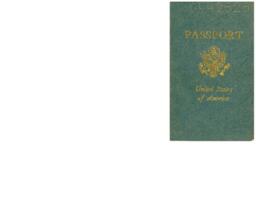 Anton Kienle: American Passport